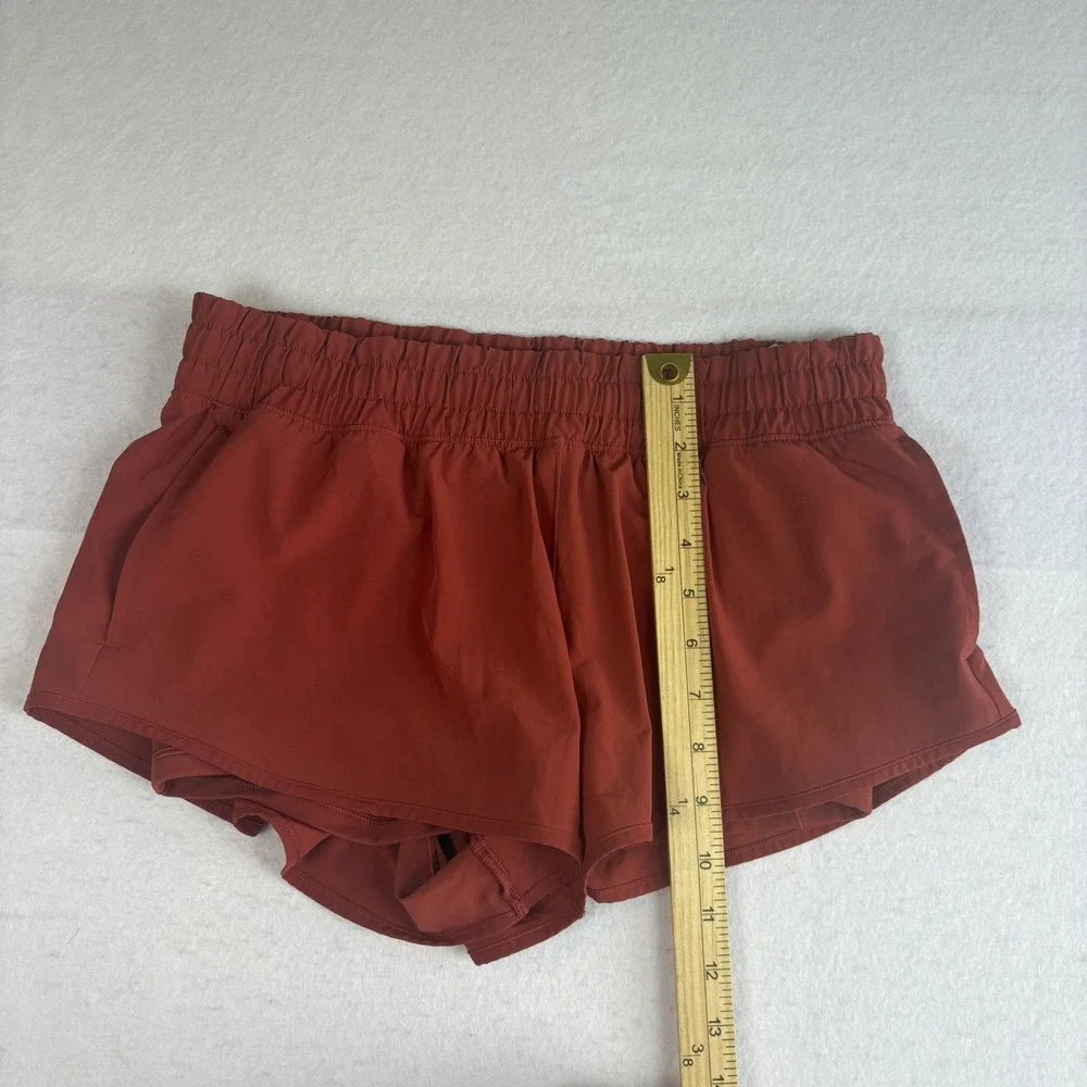 OFFLINE by Aerie hot stuff Lined Athletic Shorts Red Pockets Women's Medium